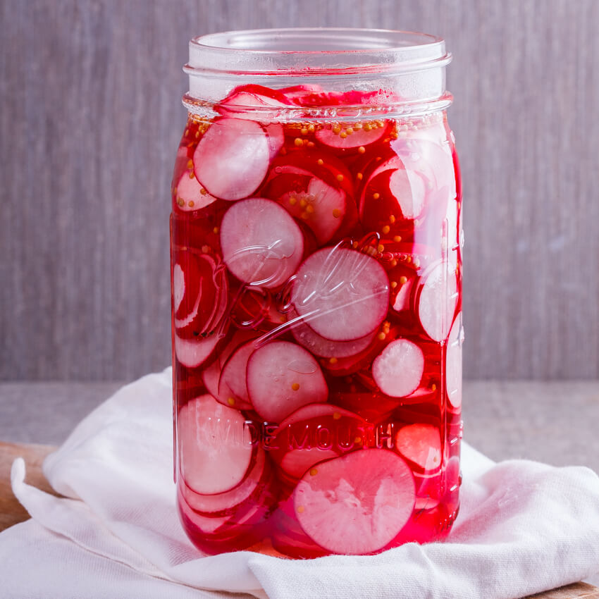 how to pickle radishes