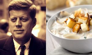 what is the two soups john kennedy loved mixed together