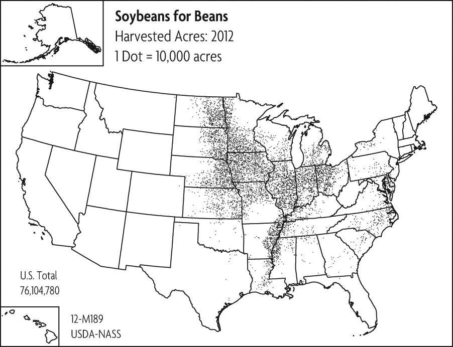 what food was frown in the southeast