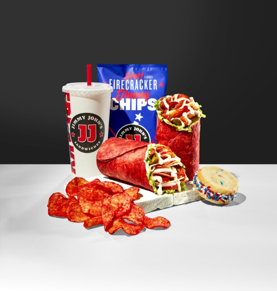 what comes in the jimmy john's spicy wrap