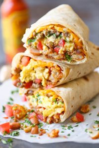 how to freeze breakfast burritos
