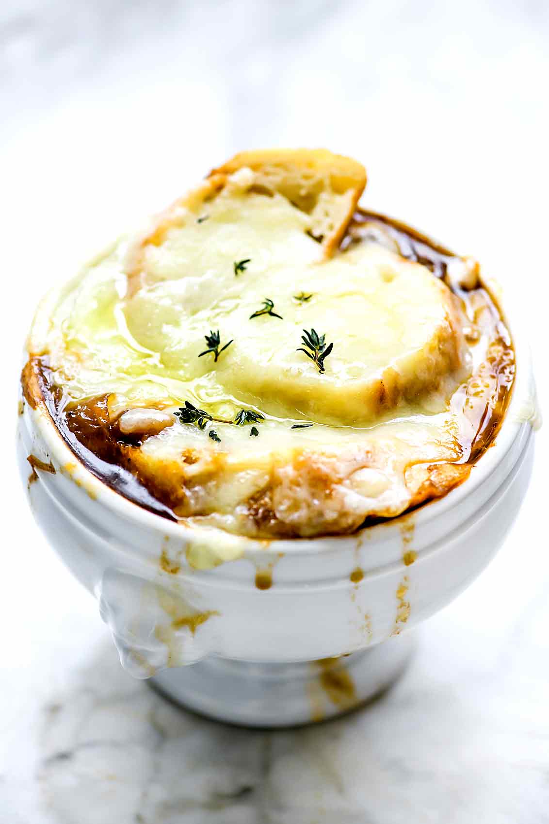 what cheese goes on french onion soup