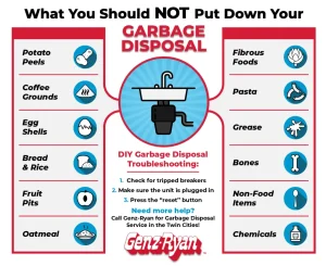 what not to put in garbage disposal