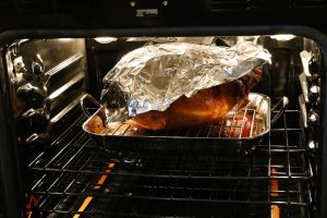 how to wrap things in foil for the oven