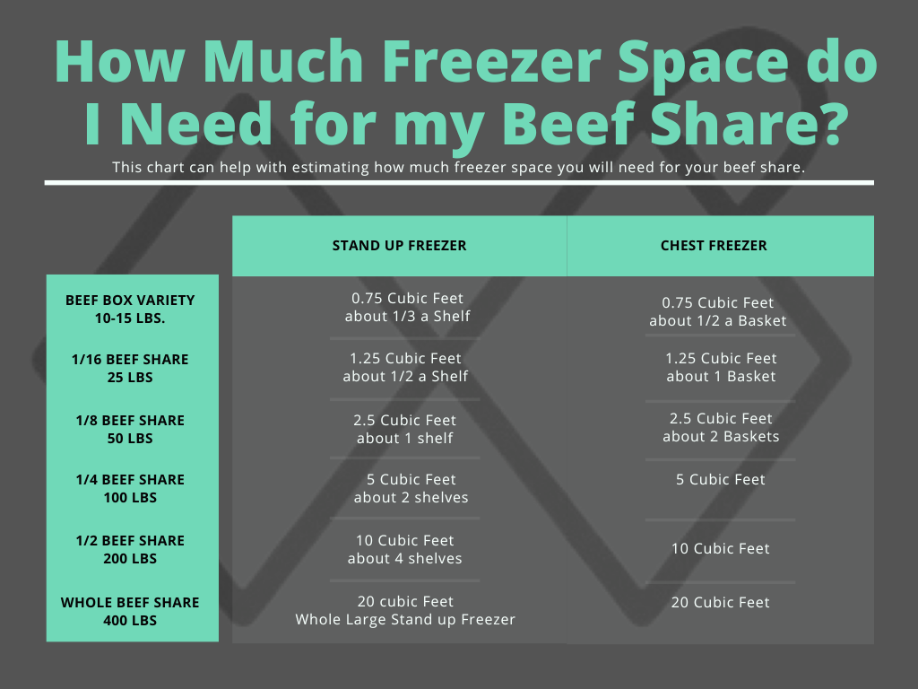 how long will 100 lbs of beef last