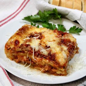 how long to bake lasagna