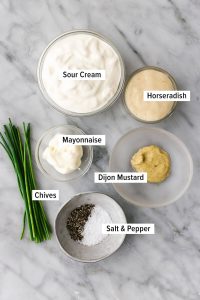 how to make horseradish sauce