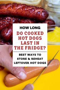 how long can frankfurts last in the fridge