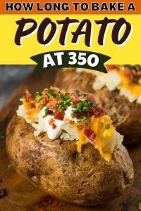 how long baked potato 350