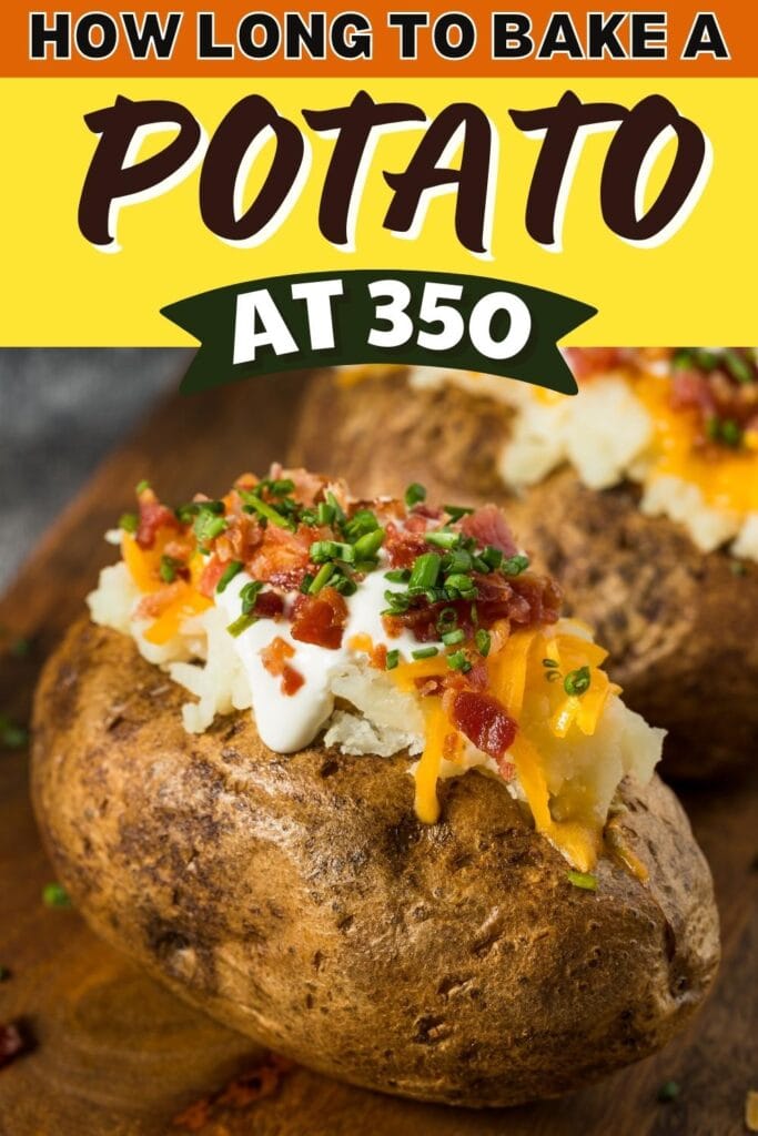 how long to bake potatoes at 350