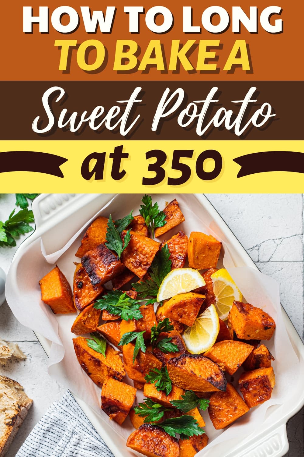how long to bake a sweet potato at 350