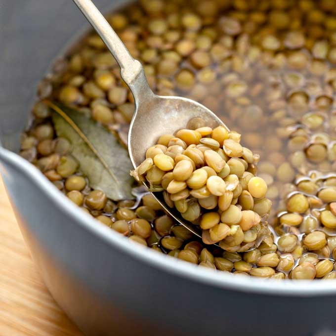 how to cook green lentils