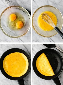 how to make an omelette cheese