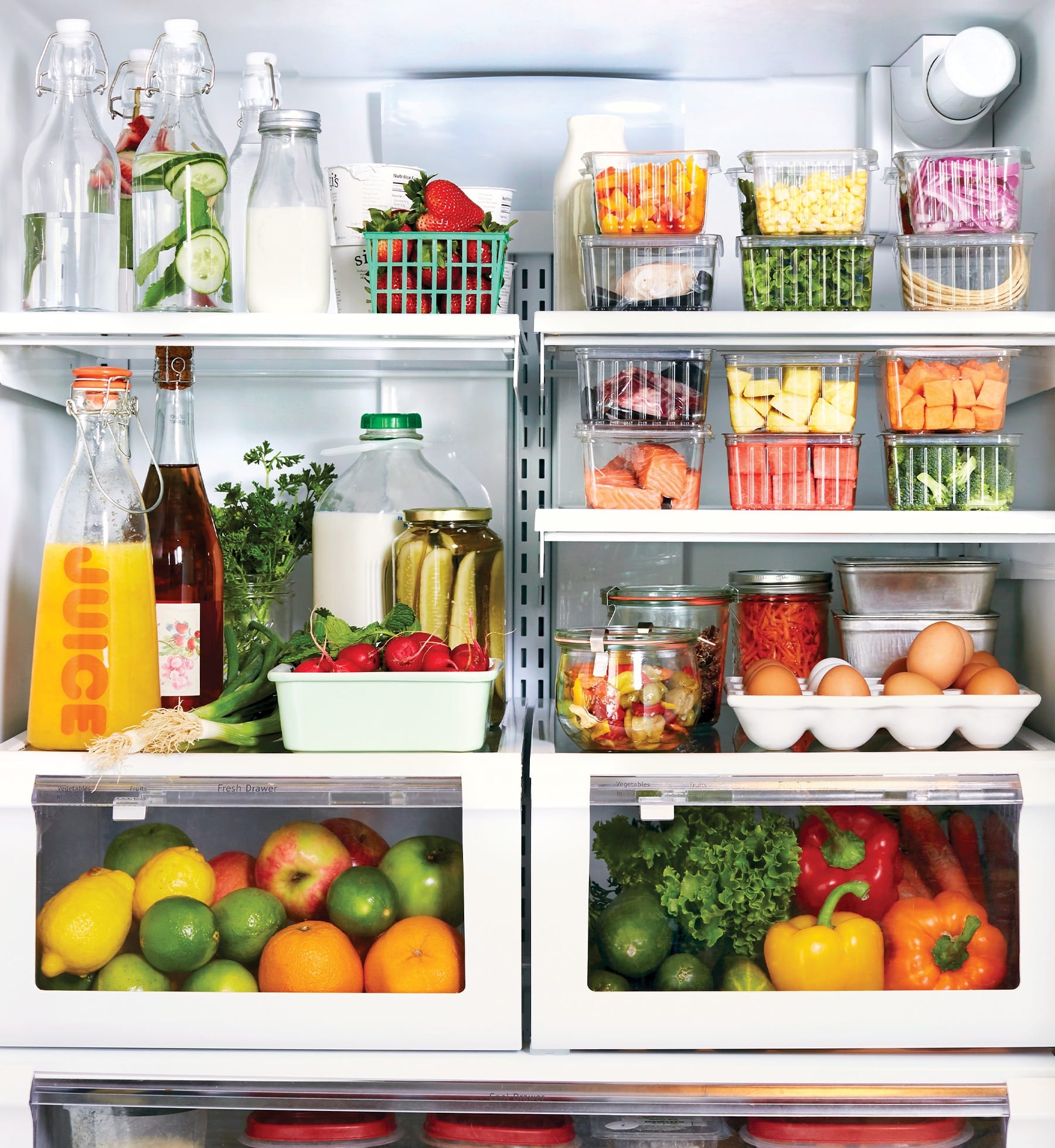 how to store vegetables in fridge