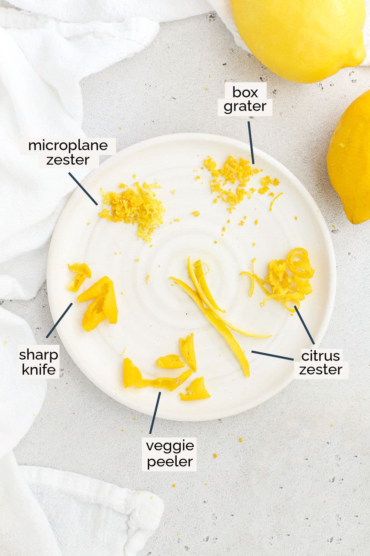 how do you zest a lemon