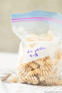 does pre cooked pasta freeze well