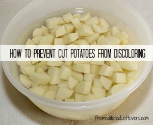 how to keep potatoes from turning brown
