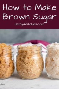 how to make brown sugar without molasses