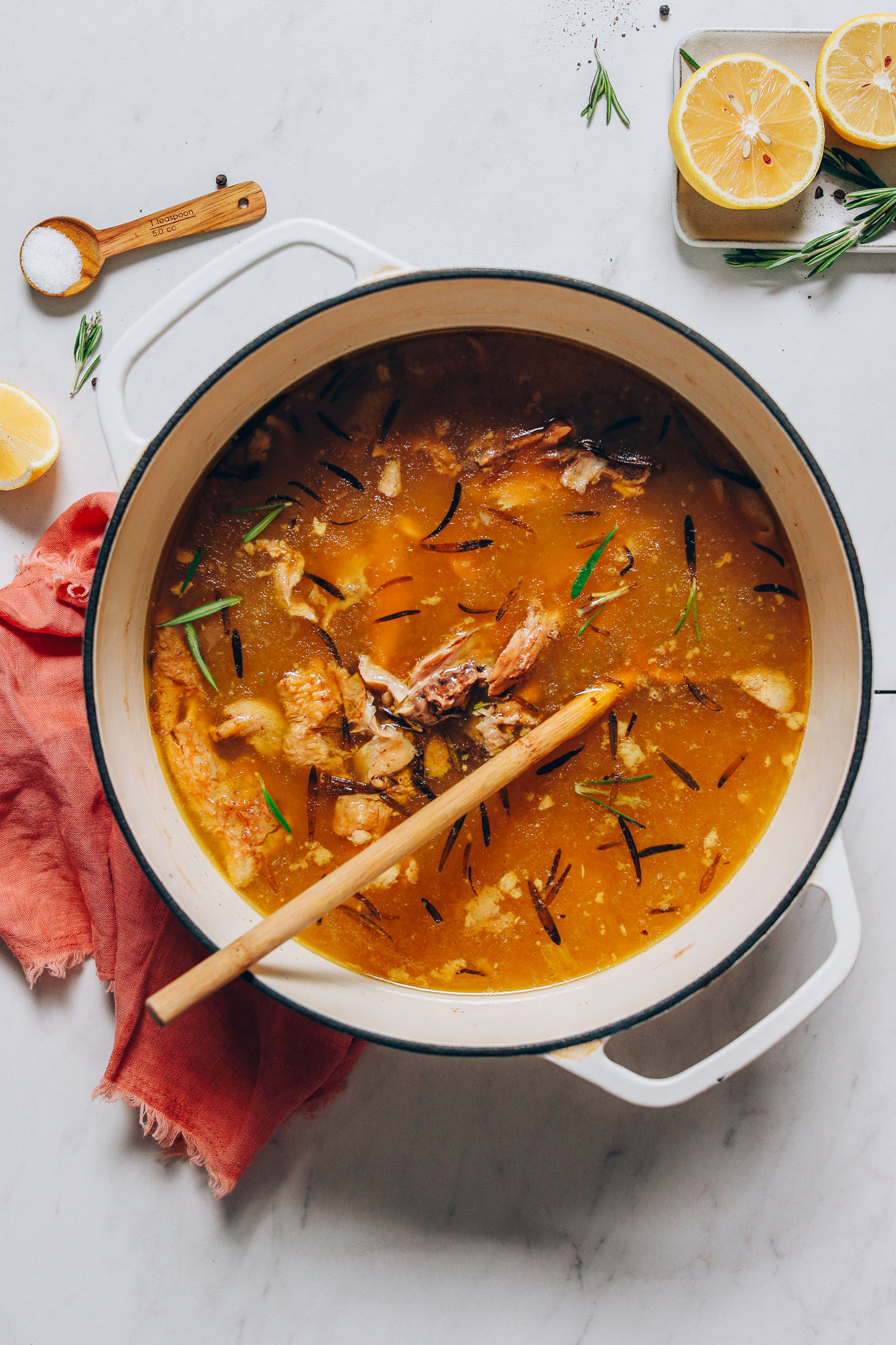 how to make chicken bone broth