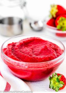 how to make strawberry puree