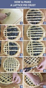 how to lattice a pie