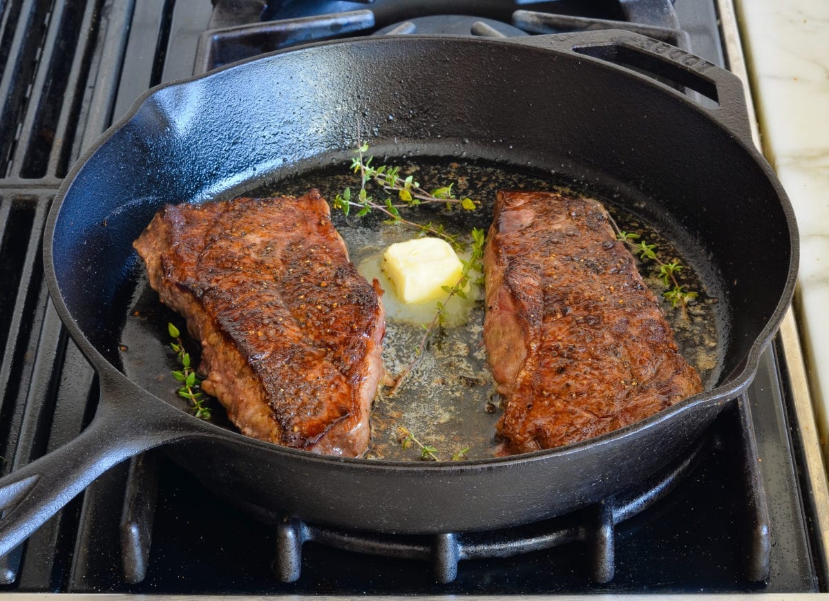 how to cook ribeye steak in a pan