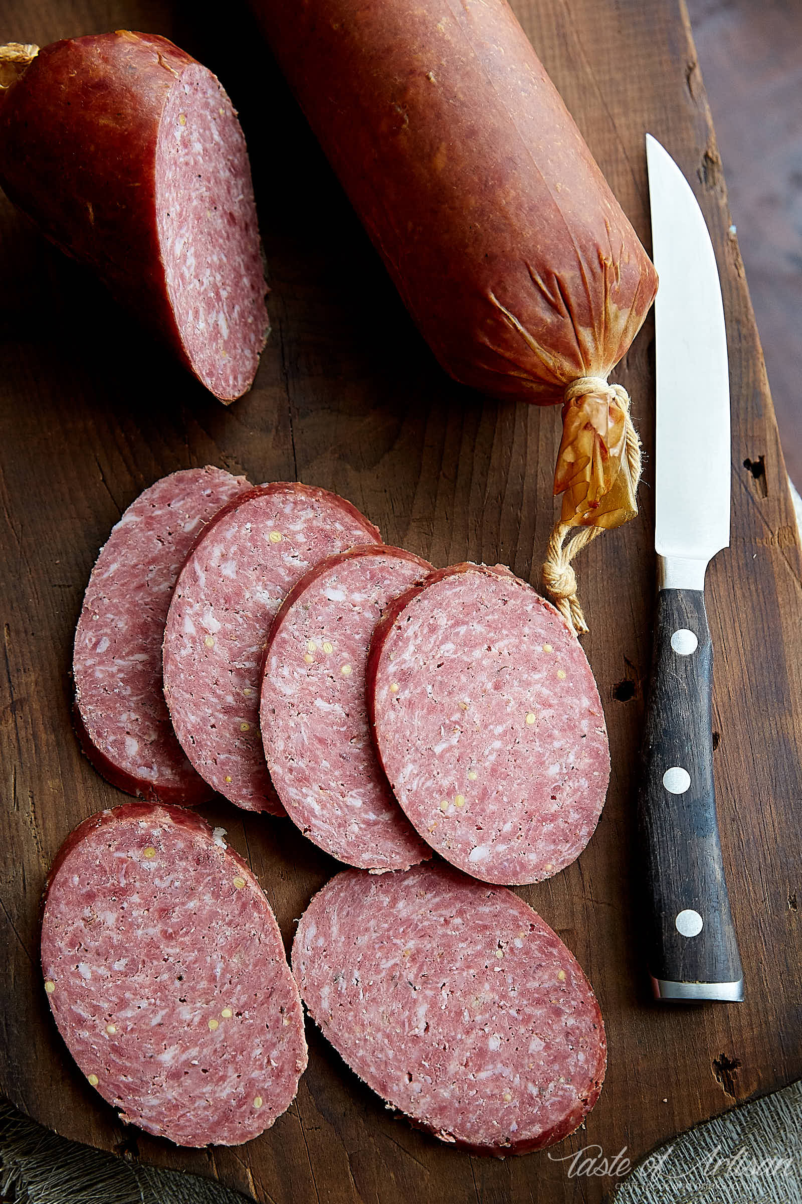 how to make summer sausage