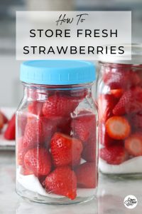 how to store strawberries