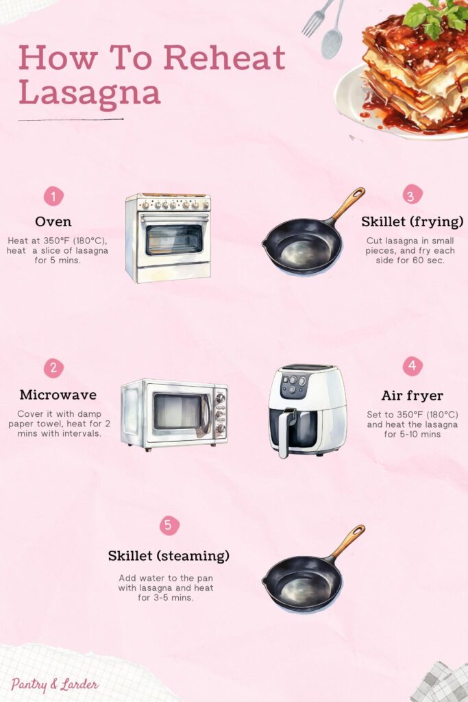 how to reheat lasagna