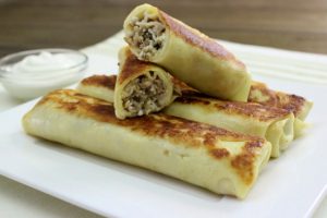 what goes in meat crepe