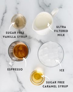 how do you make a caramel macchiato iced