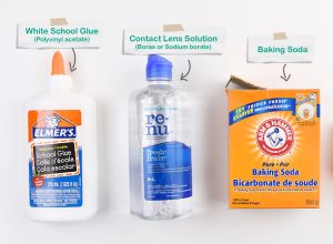 how do you make contact solution for slime