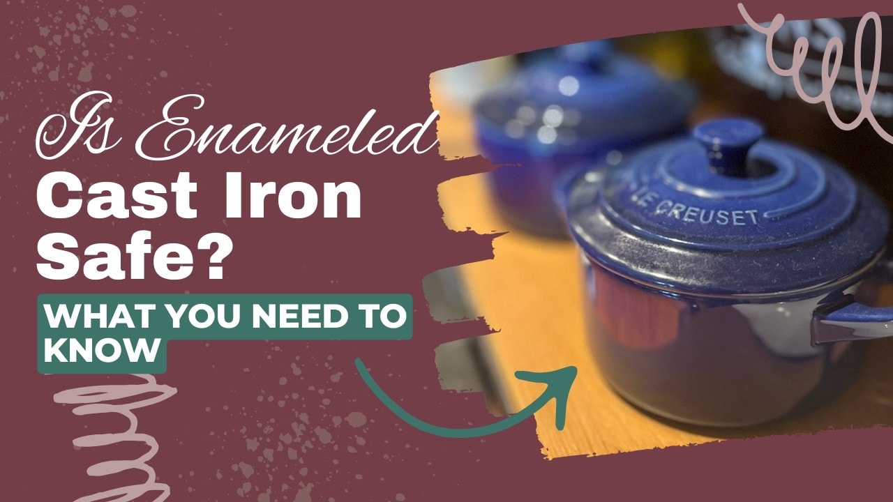 is enameled cast iron safe