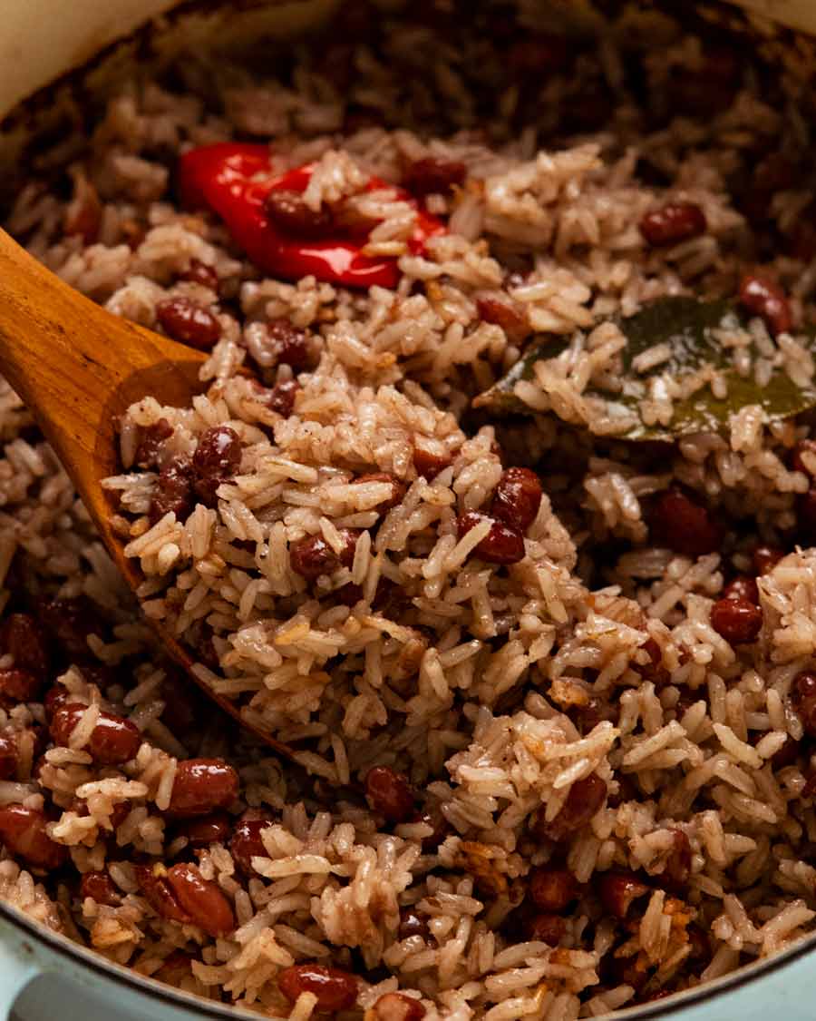 how to make jamaican rice and peas