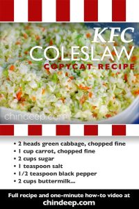 how to make kfc coleslaw