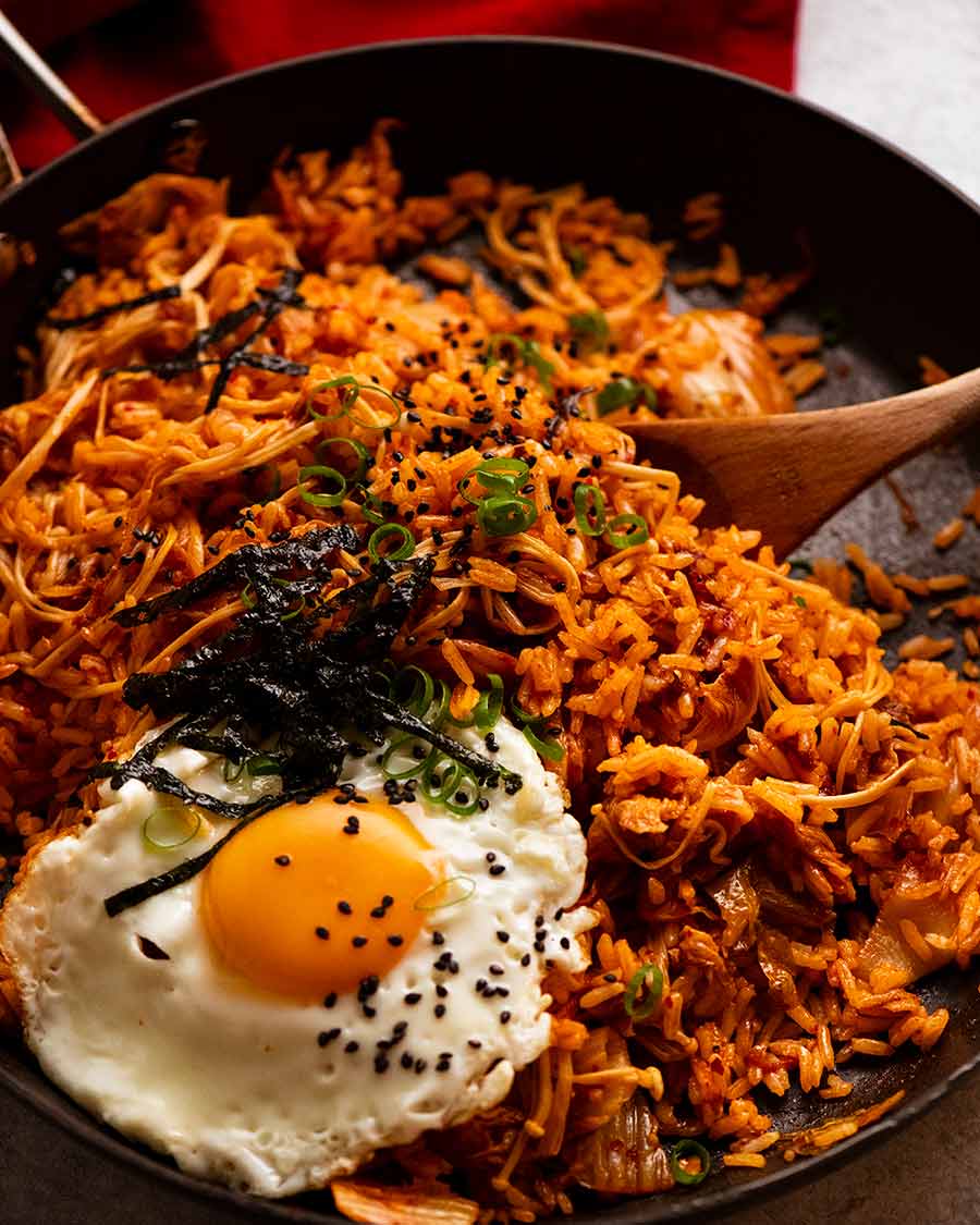 how to cook kimchi rice