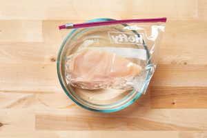 how to defrost chicken fast