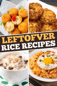 what to do with remaining rice