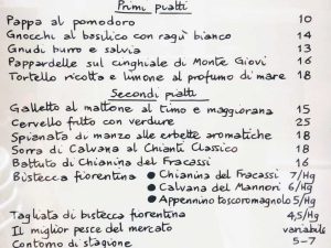 what to order in an italian restaurant