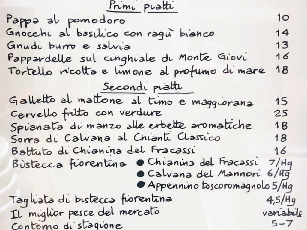 what to order in an italian restaurant