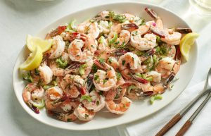 how to serve shrimp salad for luncheon