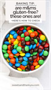 are m and ms gluten free