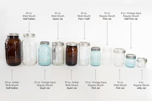 how many oz in a mason jar