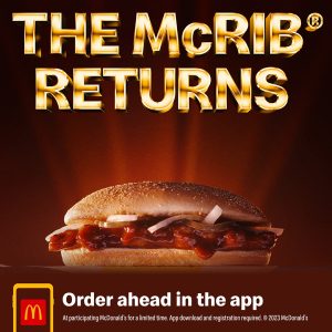 when is the mcrib coming back