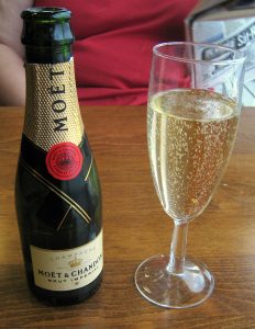 how much alcohol is in champagne