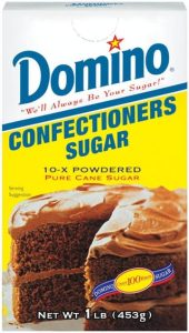 how many cups in a box of confectioners sugar