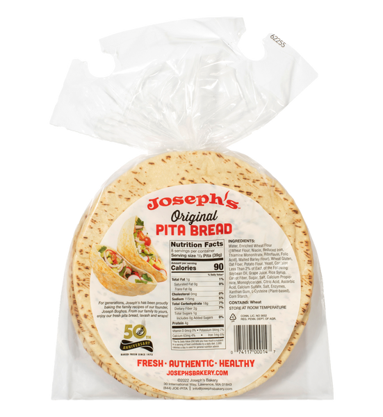 how many calories in pita bread