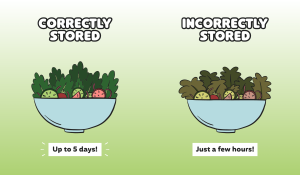 how long does salad last in the fridge