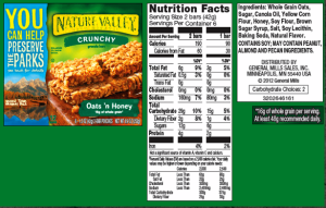 are nature valley bars healthy