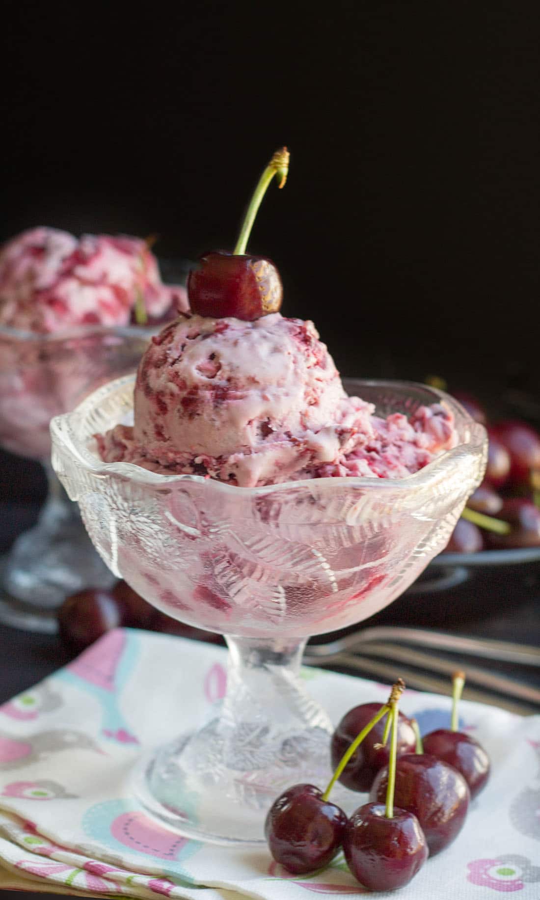how to keep cherries from freezing in ice cream